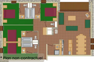 10er Appartement La Rosiere
