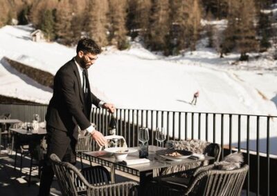 Hotel Paradies Sulden Terrasse